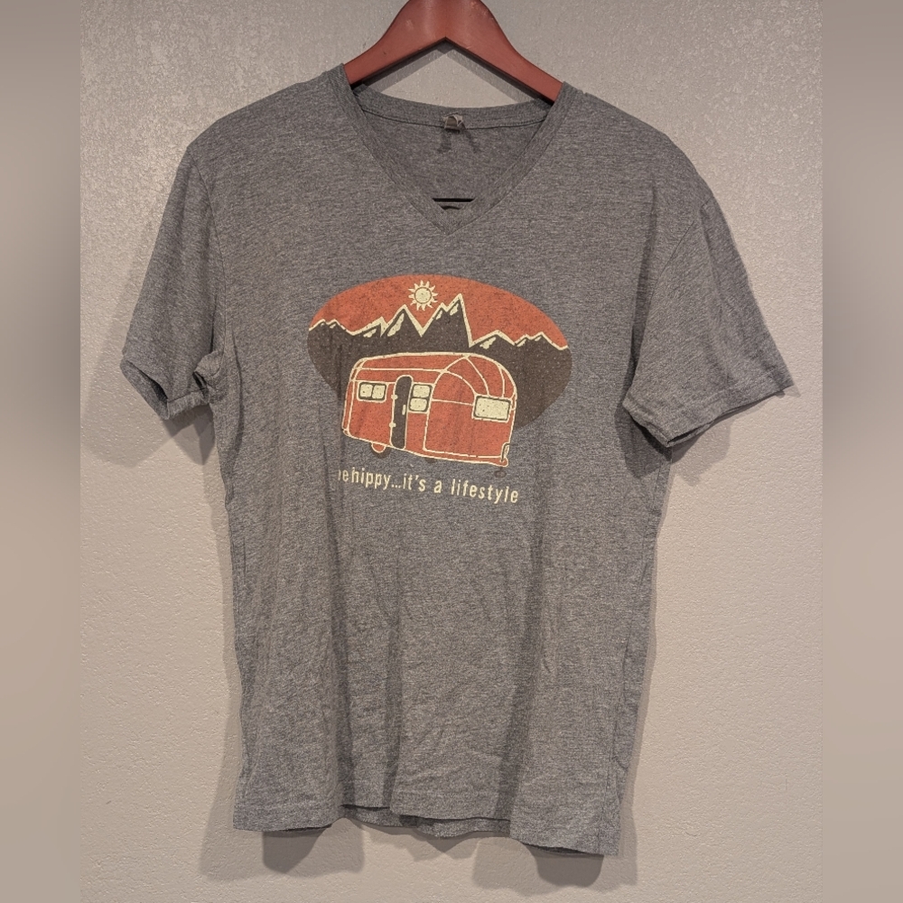 Gray Graphic Men's T-Shirt